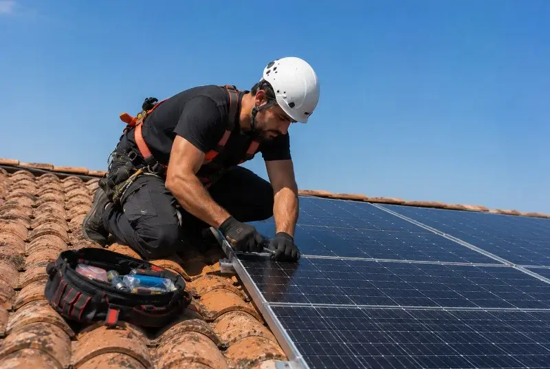 Maintenance et monitoring de panneaux solaires à Caluire-et-Cuire